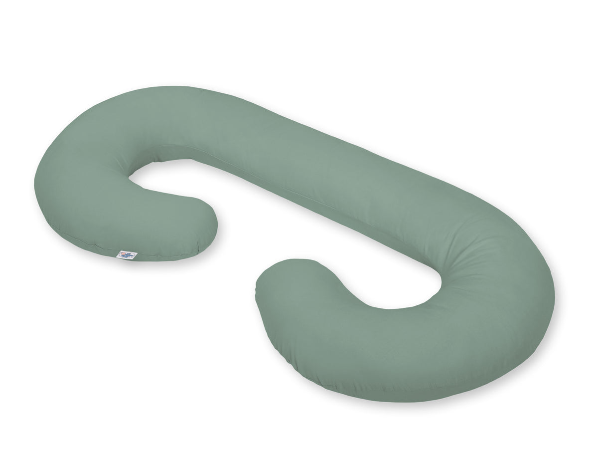 Cotton pillowcase for pregnancy Pillow C - pastel green