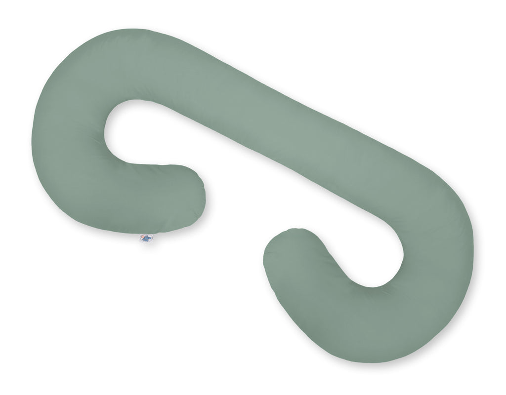 Cotton pillowcase for pregnancy Pillow C - pastel green