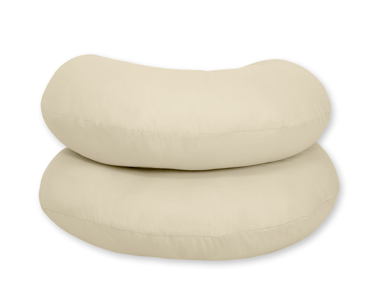 Cotton pillowcase for pregnancy Pillow C - beige