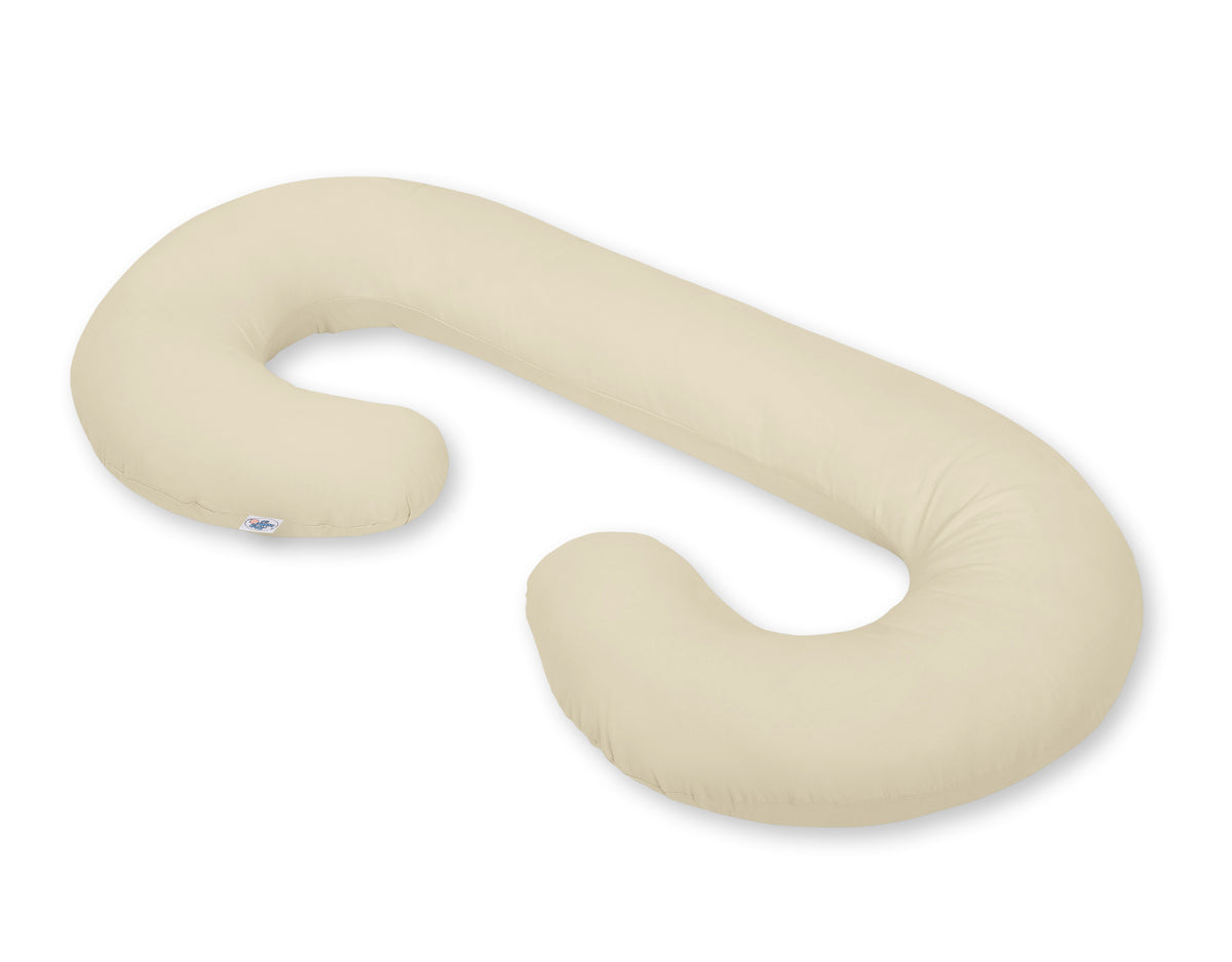Maternity Support Pillow C, removable pillowcase - beige