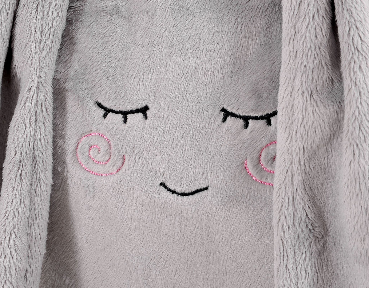 Children's shoulder bag with bunny ears - grey