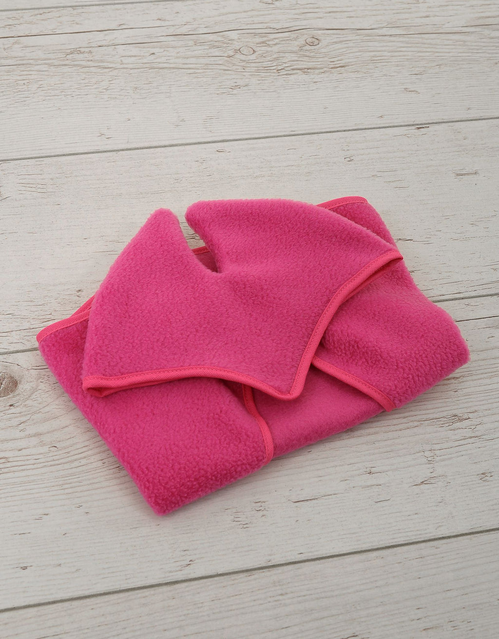 Set for Hobby Horse A3: Fleece blanket + earmuffs - dark pink