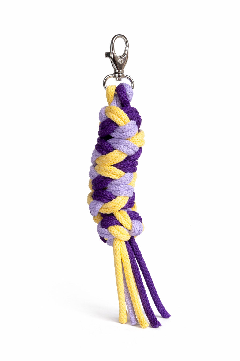 Tether for Hobby Horse made of double - purple/dark purple/yellow