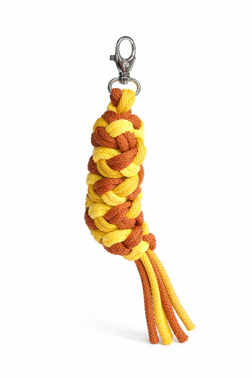 Tether for Hobby Horse made of double - yellow/mustard/ terracotta