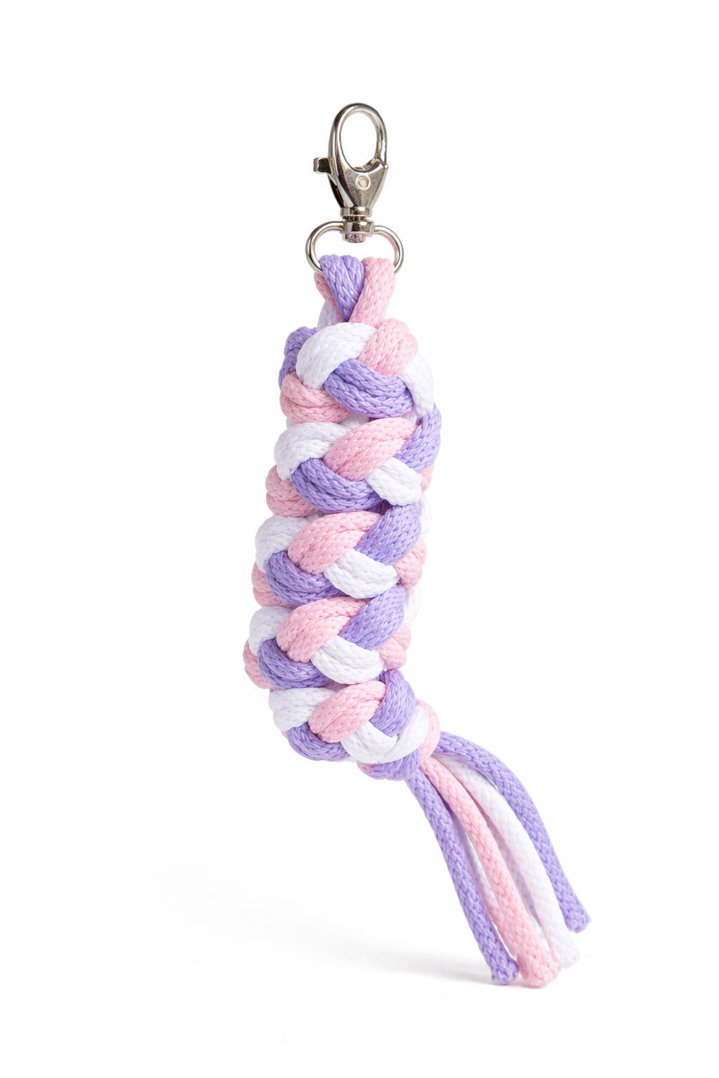 Tether for Hobby Horse made of double - light pink/purple/white