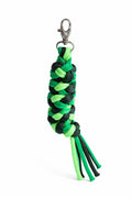 Tether for Hobby Horse made of double - light green / green / bottle green