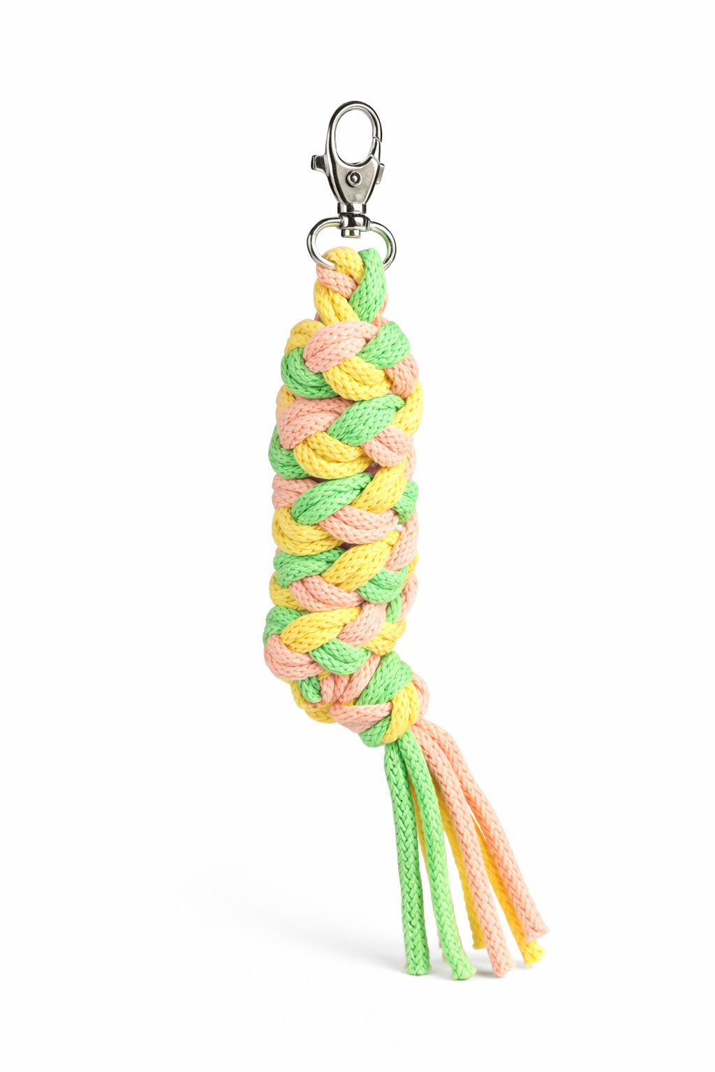 Tether for Hobby Horse made of double - light green/yellow/peach