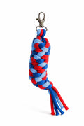 Tether for Hobby Horse made of double - blue/ cornflower/ red
