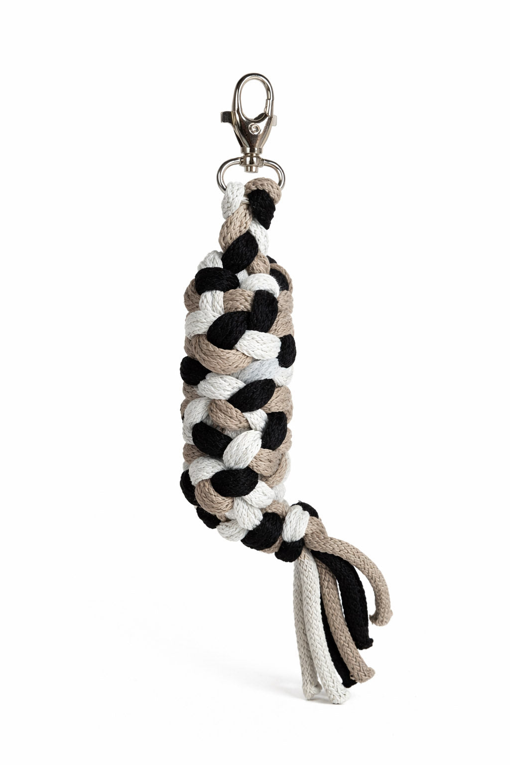 Tether for Hobby Horse made of double - grey/mocca/black
