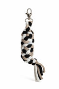 Tether for Hobby Horse made of double - grey/mocca/black