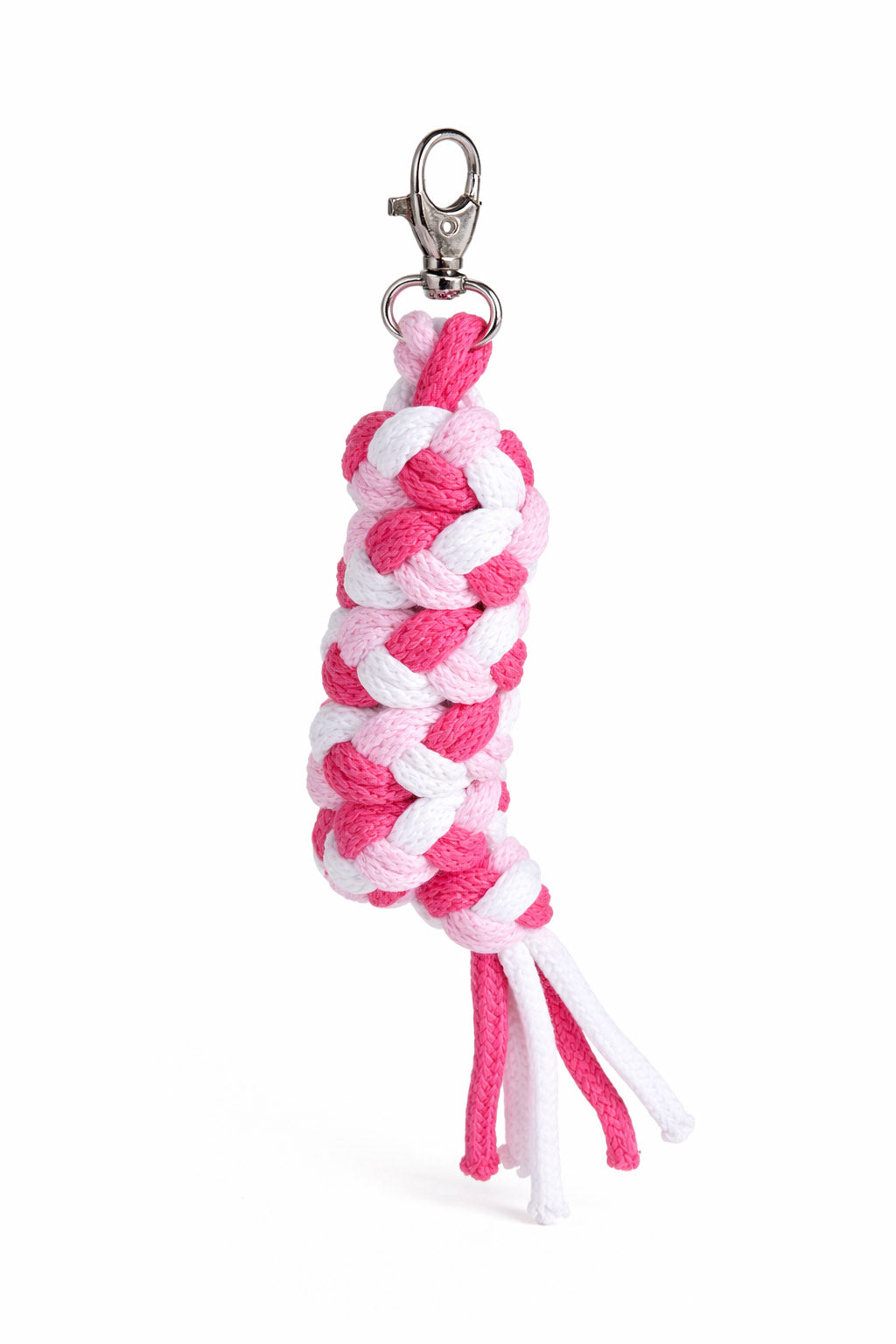Tether for Hobby Horse made of double - light pink/dark pink/white