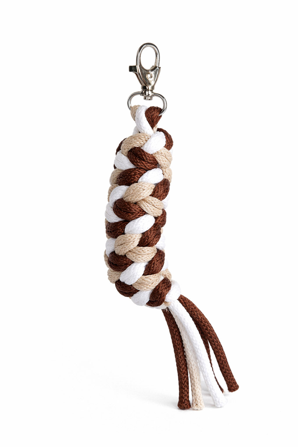 Tether for Hobby Horse made of double - light beige/brown/white