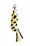Tether for Hobby Horse made of double - yellow/ cream/ black