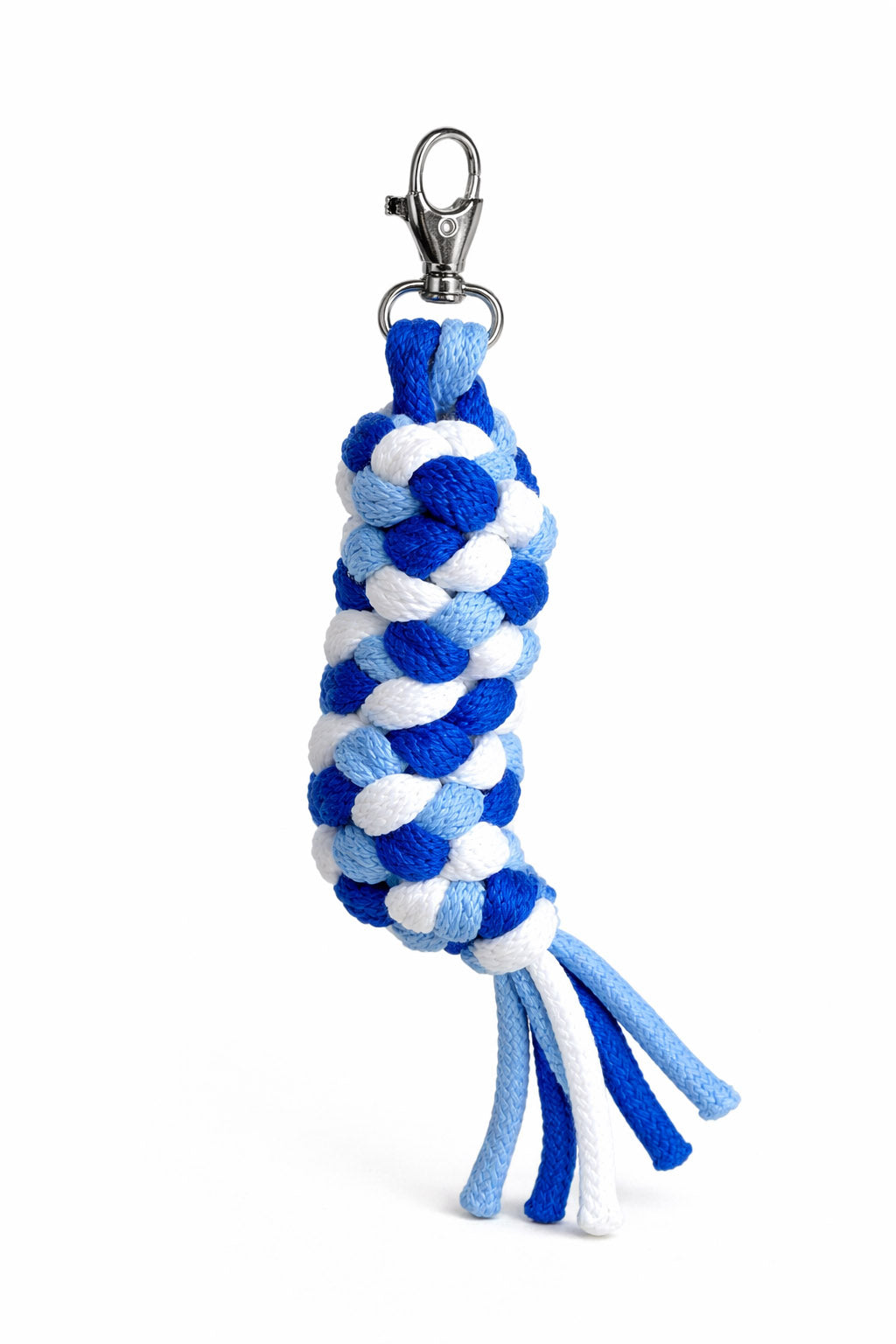 Tether for Hobby Horse made of double - blue/ cornflower/white