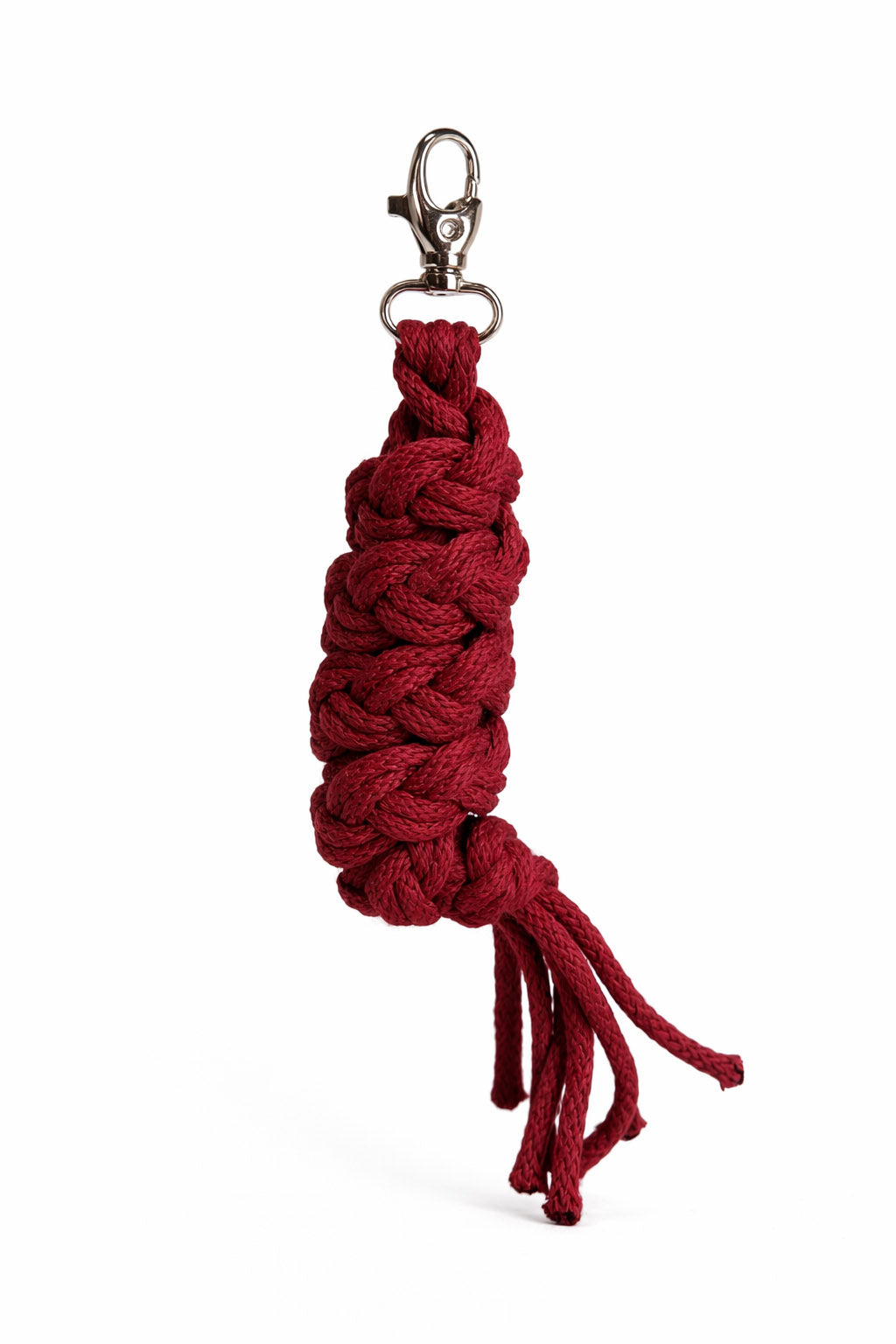 Tether for Hobby Horse made of double-twine cord - burgundy