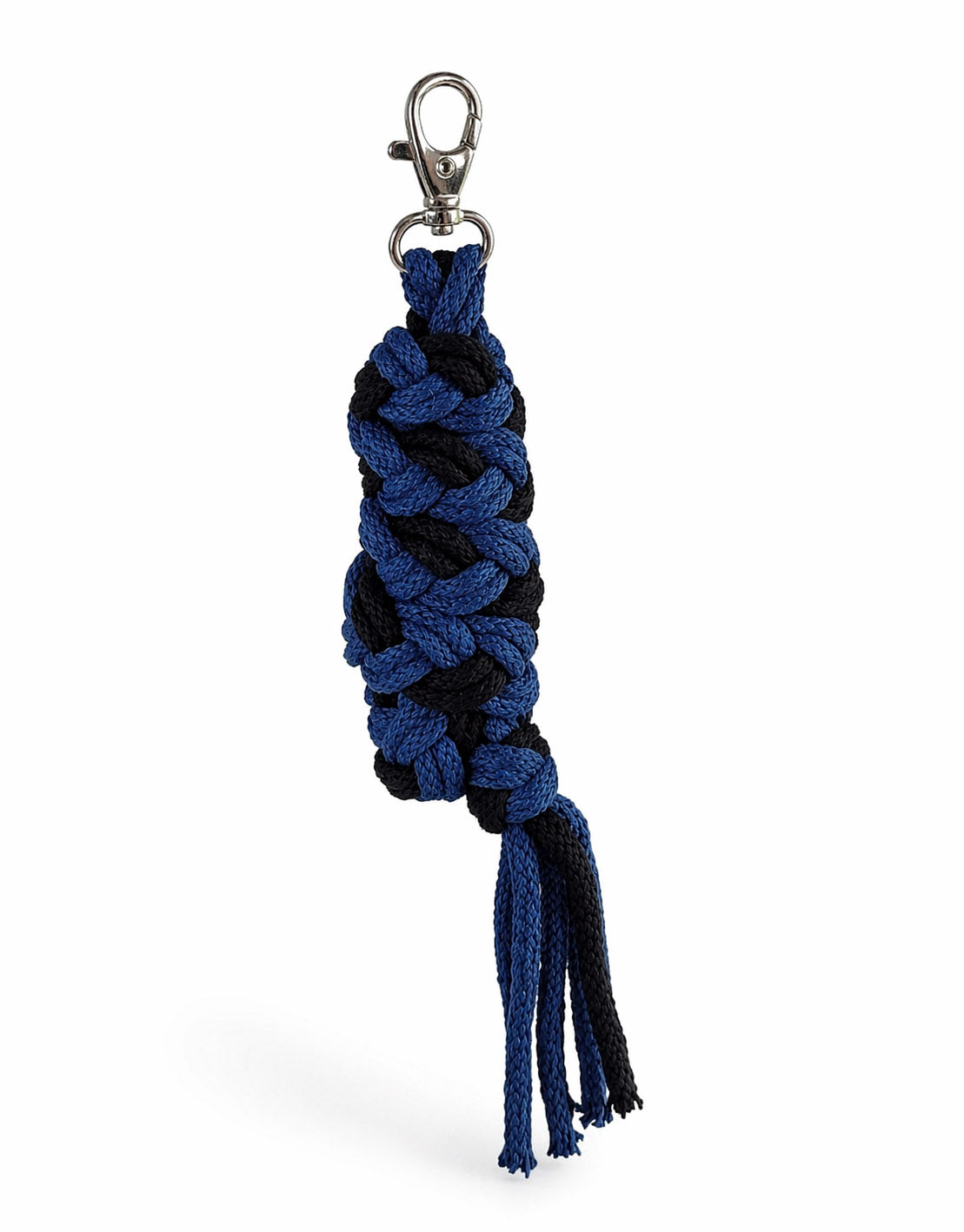 Tether for Hobby Horse made of double-twine cord - black- navy blue