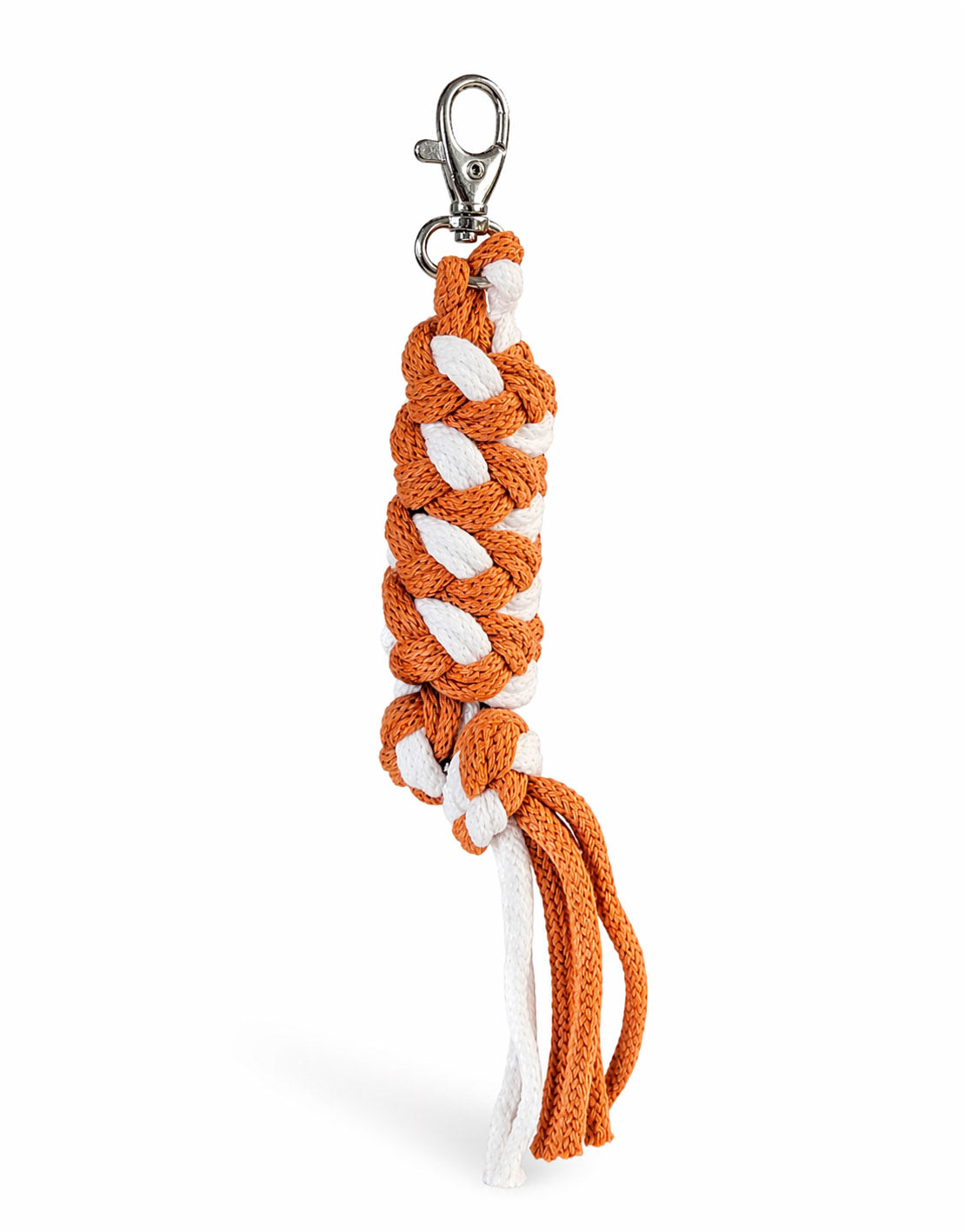 Tether for Hobby Horse made of double-twine cord - white- ginger