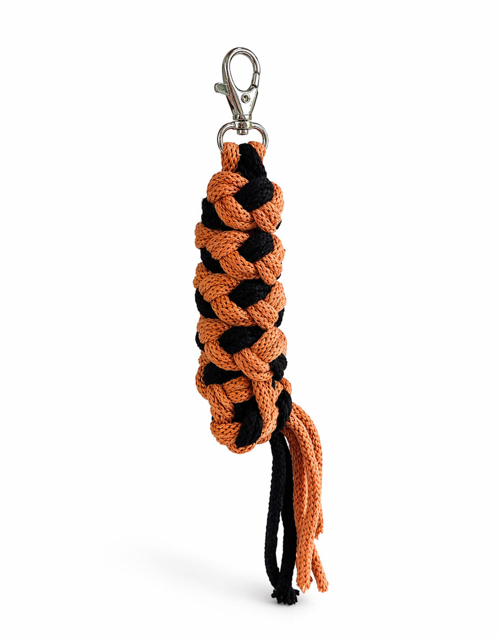 Tether for Hobby Horse made of double-twine cord - black- ginger