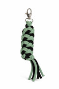 Tether for Hobby Horse made of double-twine cord - black- sage