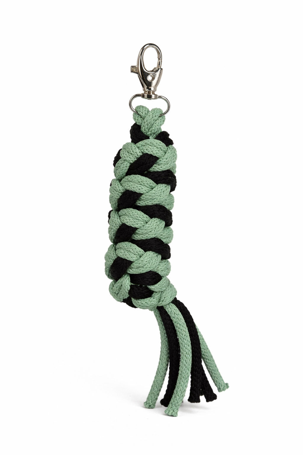 Tether for Hobby Horse made of double-twine cord - black- sage