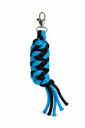 Tether for Hobby Horse made of double-twine cord - black- turquoise