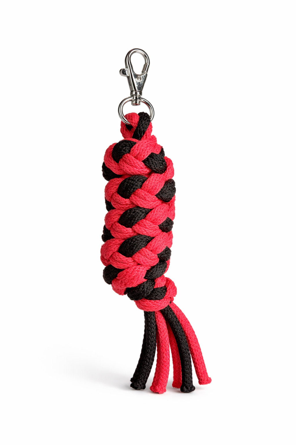 Tether for Hobby Horse made of double-twine cord - black-red