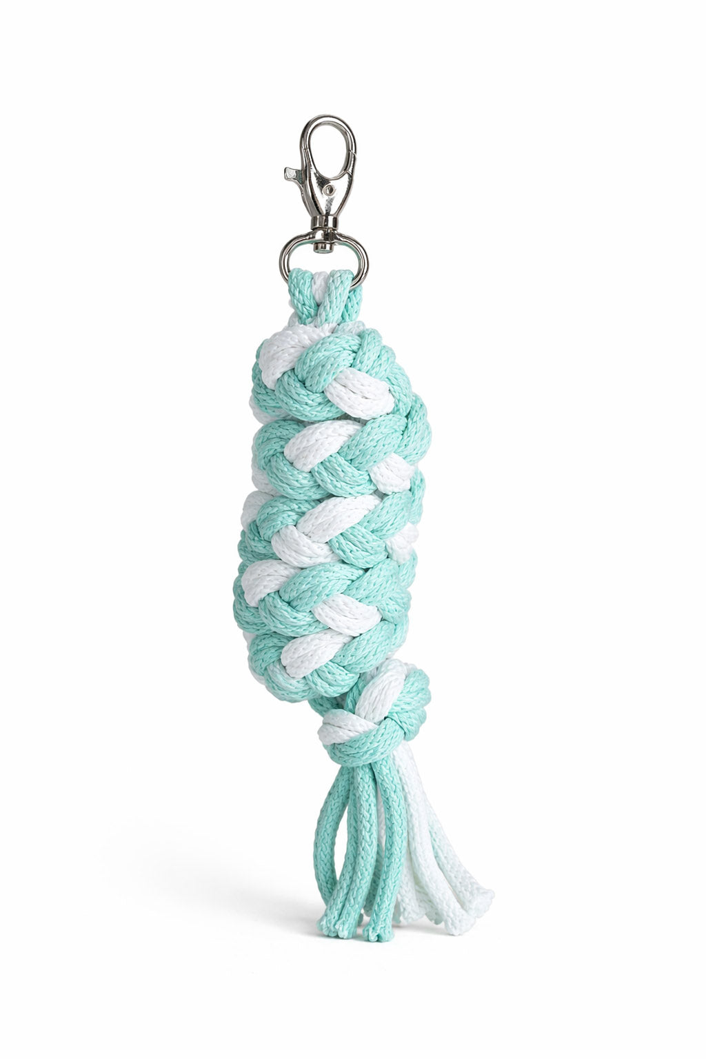 Tether for Hobby Horse made of double-twine cord - white-mint