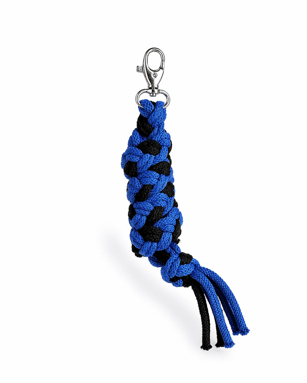 Tether for Hobby Horse made of double-twine cord - black-blue