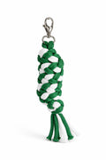 Tether for Hobby Horse made of double-twine cord - white-green