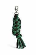 Tether for Hobby Horse made of double-twine cord - black-green
