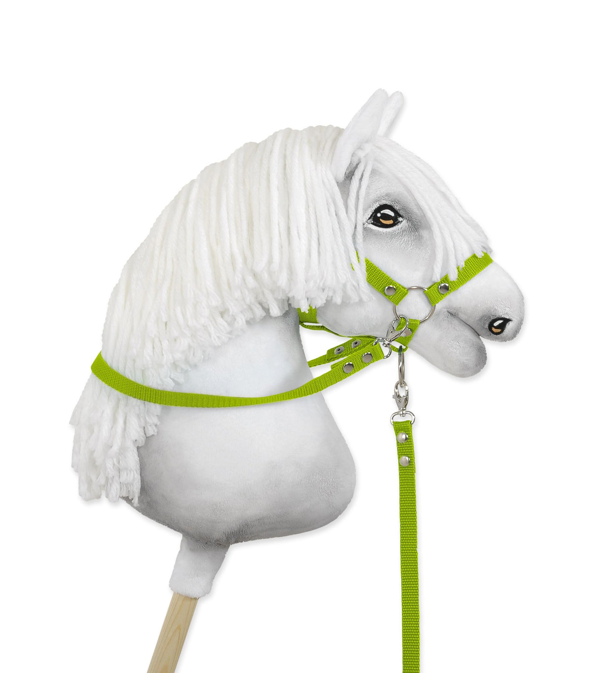 Hobby Horse reins for halters - lime