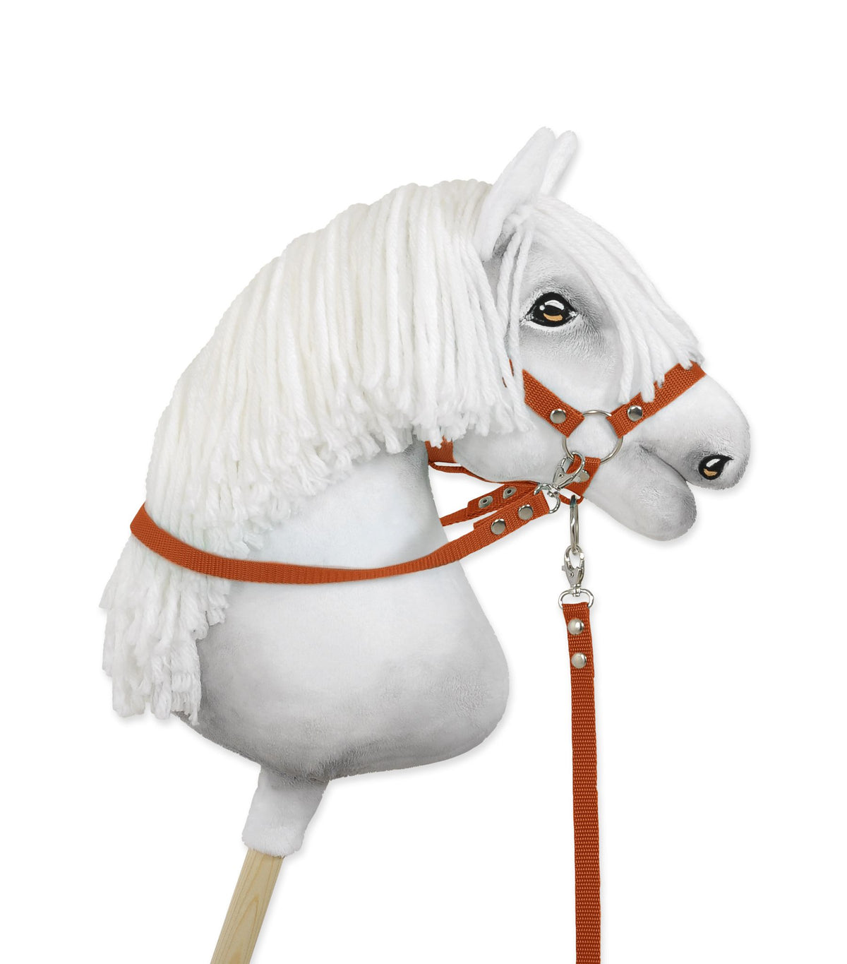 Hobby Horse reins for halters - ginger