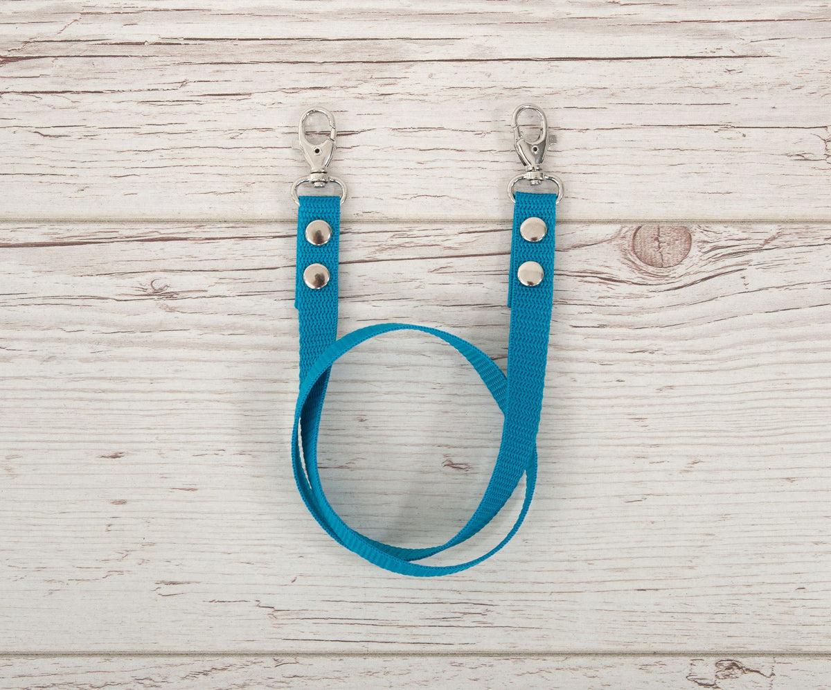 Hobby Horse reins for halters - turquoise
