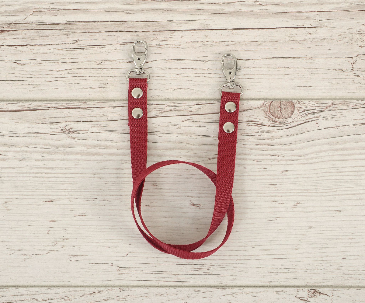 Hobby Horse reins for halters - burgundy