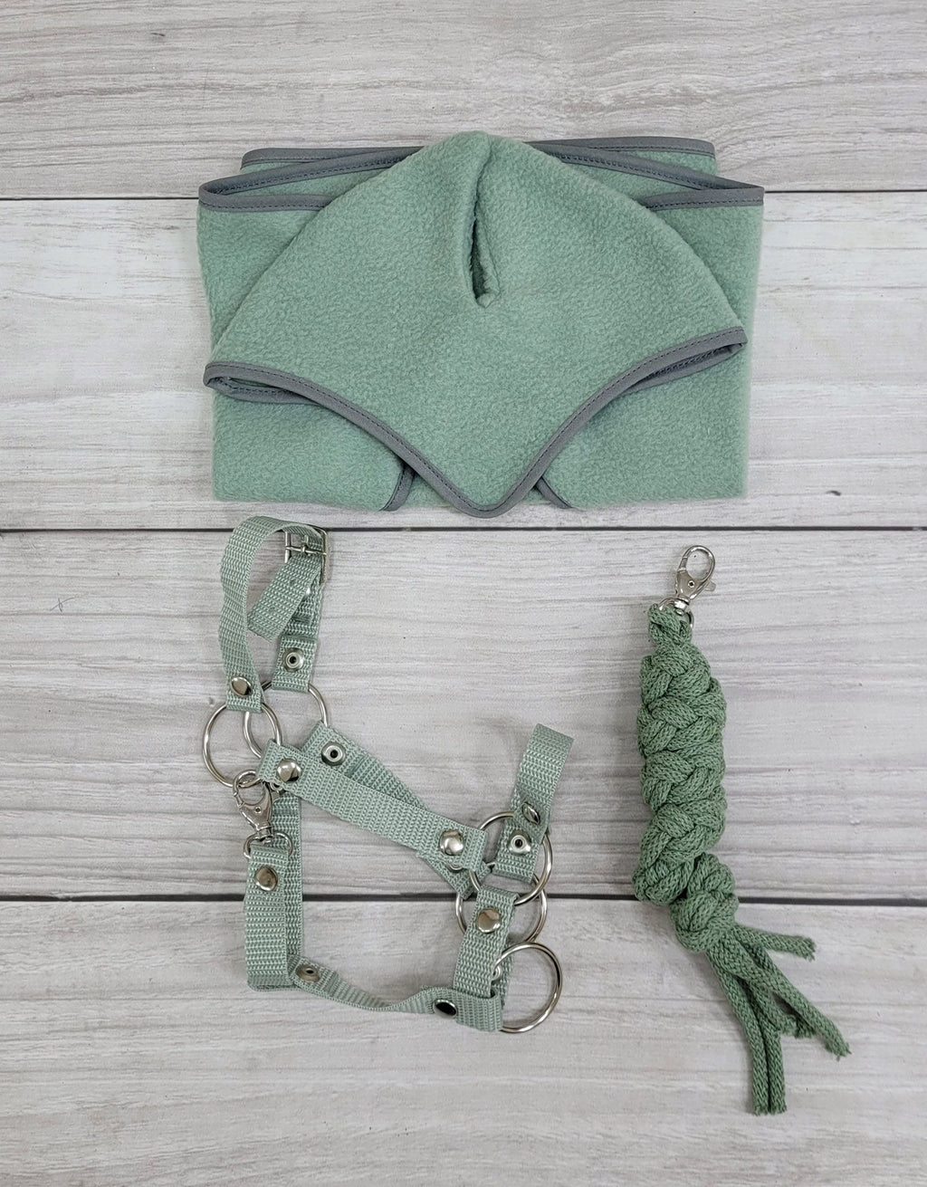 The adjustable halter for Hobby Horse A3 - sage