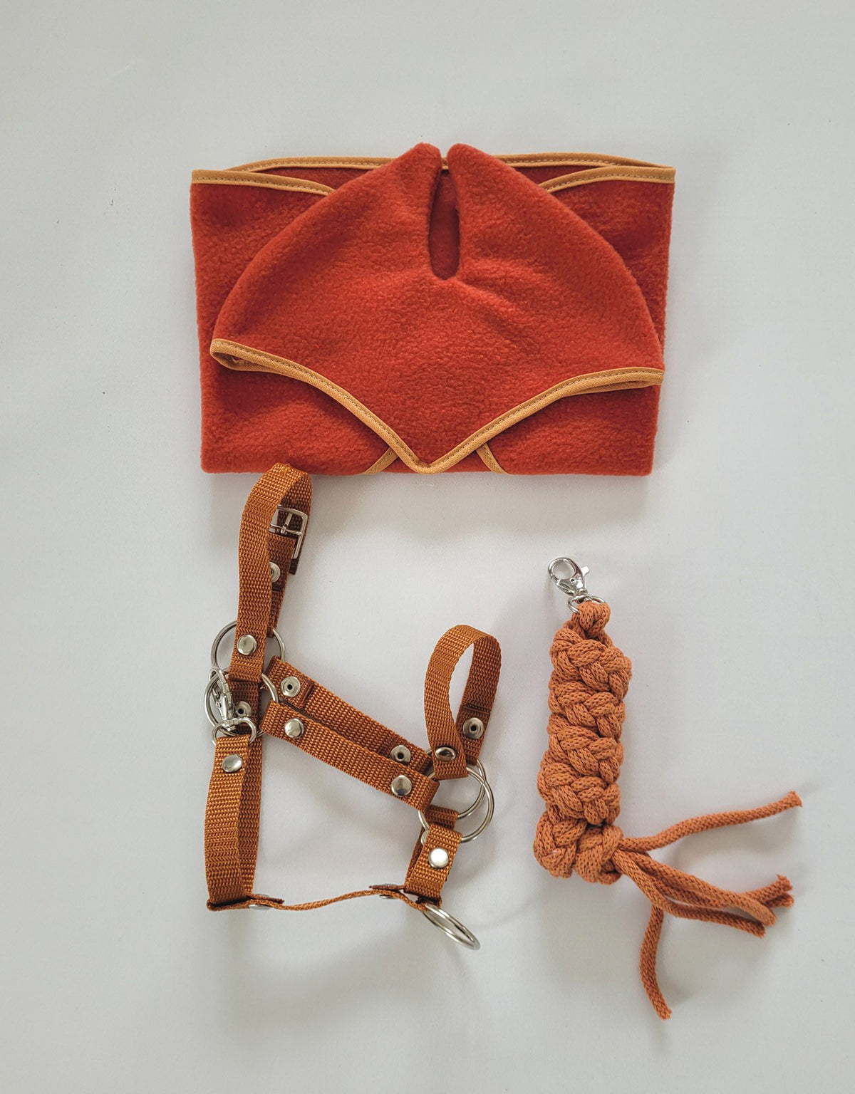 The adjustable halter for Hobby Horse A3 - ginger